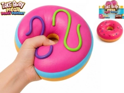 MIKI FUN https://www.mikifun.cz Mega donut squishy extensible jumbo 16 cm 2 couleurs