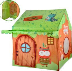 Tente maison colorée pour enfants Amis de la forêt avec sac