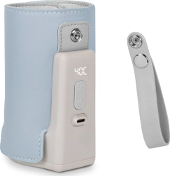 Chauffe-biberon sans fil Thermup Go Plus bleu ciel