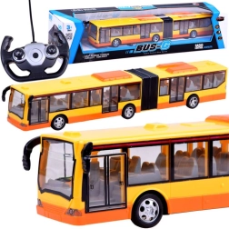 Autobus articulé RC télécommandé pour enfants – jaune