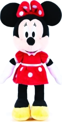 Jouet en peluche Minnie en robe rouge