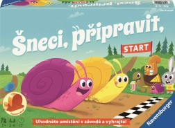 Ravensburger Escargots, à vos marques, prêts, partez ! – jeu de course pour enfants