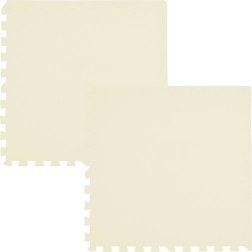 Tapis en mousse HUMBI 120 × 60 cm, grands puzzles imperméables, crème, 2 pcs