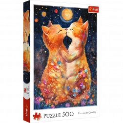 Puzzle 500 pièces – baiser au clair de lune Trefl