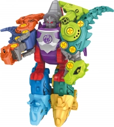 Set de dinosaures à visser 5-en-1 – kit de robot