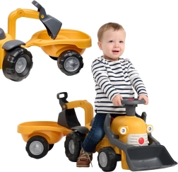 Falk porteur-pelleteuse Marcel avec remorque