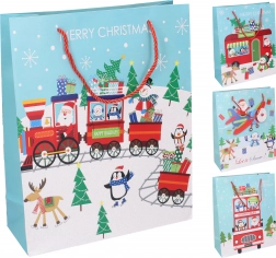 Sachet cadeau M de Noël 26 × 32 × 10 cm