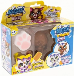 Chaton interactif Tofik – set de bain avec accessoires