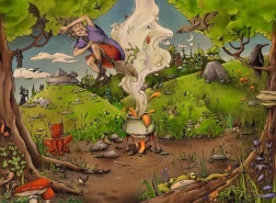 Puzzle Ravensburger sorcière 500 pièces