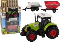 Grand tracteur avec LED lumières et sons - ensemble de 2 machines agricoles