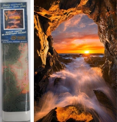 Peinture diamant Coucher de soleil 30 × 40 cm