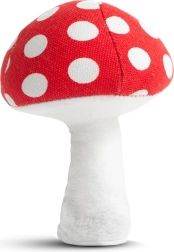 Champignon décoratif en textile 16 cm