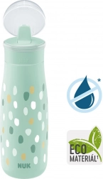 Bouteille pour enfants NUK Mini-Me Flip 450 ml, verte (12+ mois)