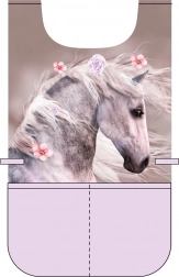 tablier poncho pour enfants cheval romantique