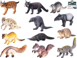 Set de figurines en plastique d’animaux de la forêt 13–16 cm, 12 pcs