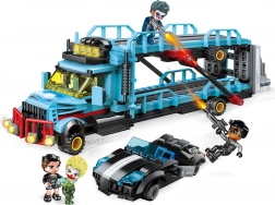 Qman Police Battle Force attaque de camion jeu de construction