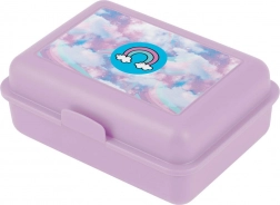 Boîte à déjeuner en plastique violet avec motif Ciel