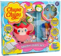 Chupa Chups set scolaire Squishy – journal, stylos gel et autocollants