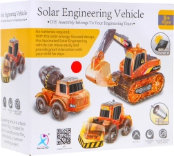 kits de construction solaires éducatifs 3-en-1 pour enfants – excavatrice, bétonnière, bulldozer