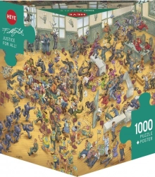 Puzzle 1500 pièces – Marché villageois