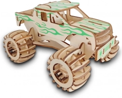 Puzzle 3D en bois Monster Truck