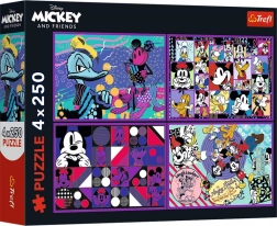 Puzzle 4×250 pièces MICKEY MOUSE
