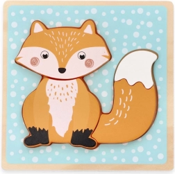 Puzzle en bois pour les tout-petits – renard