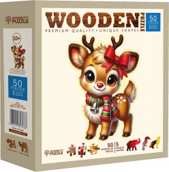Puzzle en bois Ami d’hiver 50 pièces