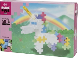 Plus-Plus BIG pastel licorne – jeu de construction pour enfants (50 pcs)