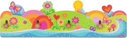 Porte-manteau Flower power Goki