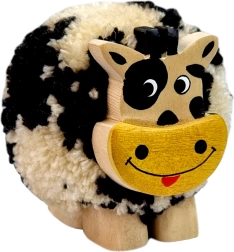 Jouet pour enfants Figurine en bois Vache