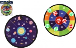 Cible réversible avec velcro et balles