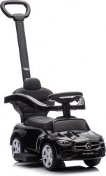 Draisienne pour enfants avec poignée Mercedes 3-en-1 noire