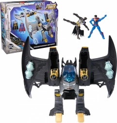 Set de figurines et avion Batwing – transformation DC METAL FORCE