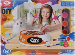 Bol en céramique à peindre pour chat – kit créatif