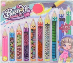 Perles à enfiler – set crayons pour enfants