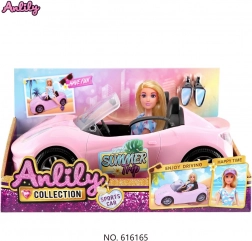 Poupée Marta avec voiture et accessoires