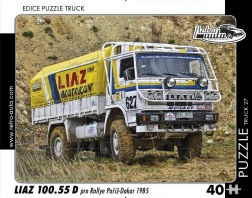 Puzzle rétro voitures Camion LIAZ 100.55 D Rallye Paris–Dakar (1985) 40 pièces