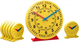 Horloges pédagogiques Wissner pour toute la classe, lot de 25 pièces