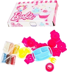 Pâte à modeler BARBIE pâtisserie – kit créatif avec moules