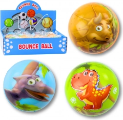 balle en mousse avec motif dinosaures 6,5 cm