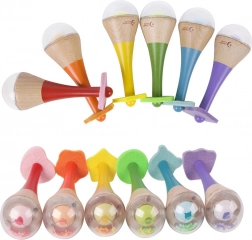 Maracas musical en bois 2-en-1 pour enfants Classic World