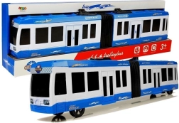 Autobus articulé à inertie – bleu