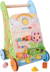 Chariot de marche actif en bois pour le jardin BIGJIGS BABY