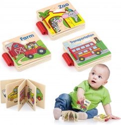 VIGA Mon premier livre en bois