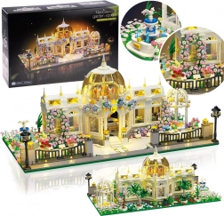 Kit pavillon botanique néoclassique avec éclairage LED, 2397 pièces