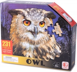 Puzzle contour hibou 231 pièces