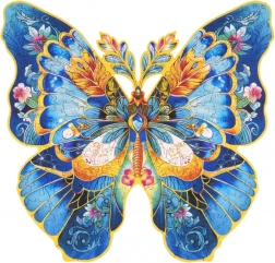 Puzzle en bois Papillon Morpho Helena