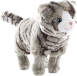 chat en peluche avec son 40 cm eco‑friendly