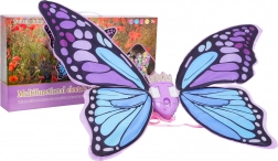 ailes de papillon violettes avec lumière et son pour enfants